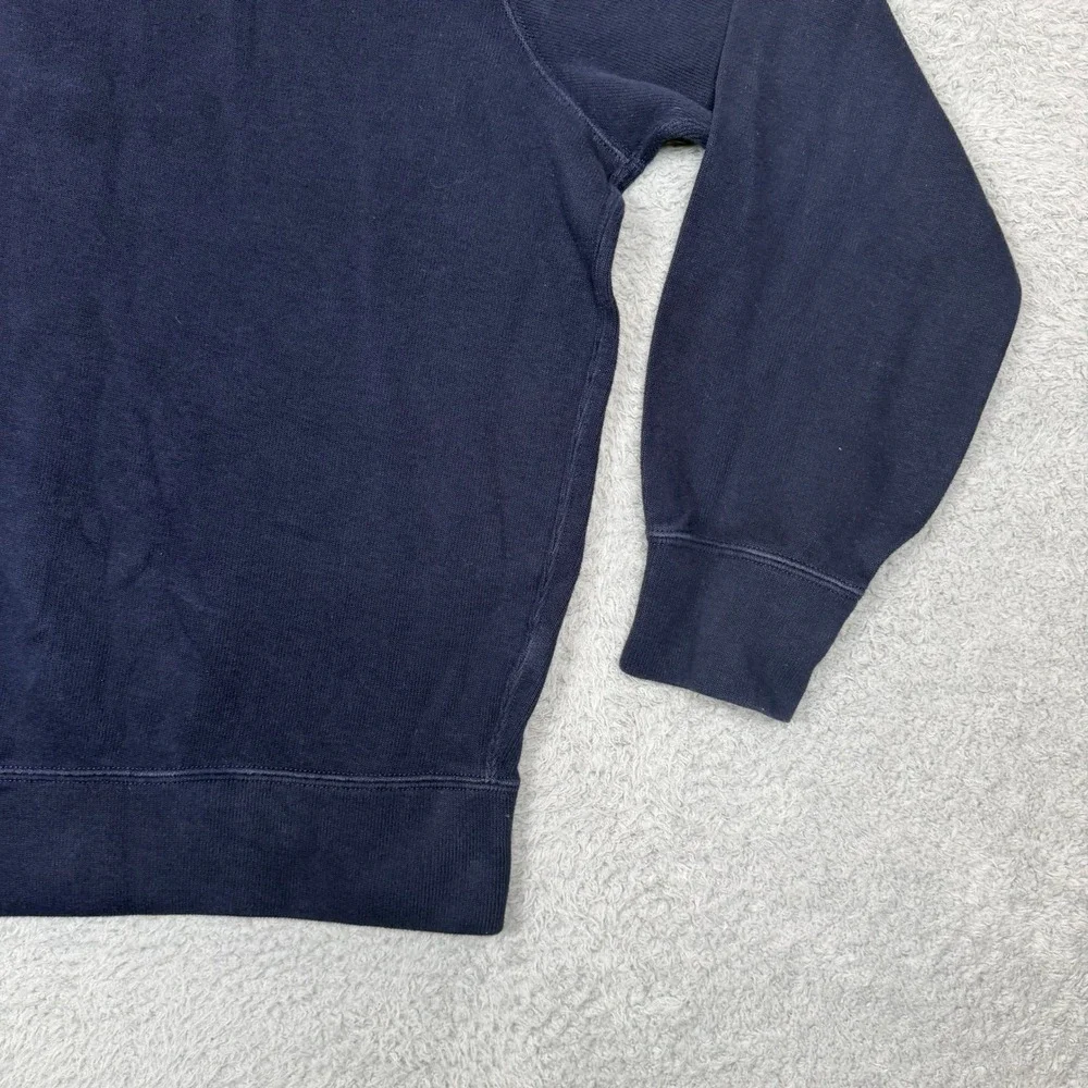 Polo Ralph Lauren Mens XL Navy Blue Crewneck Sweatshirt Red Pony Logo Cotton